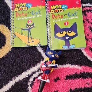 Hot Dots Jr. Pete the Cat Interactive Pen and Books Set